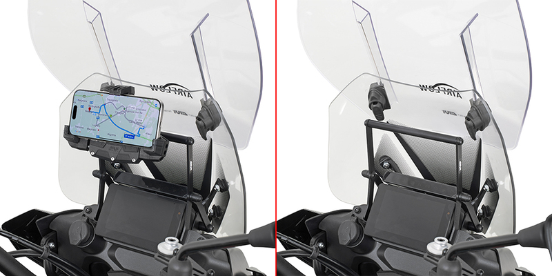 PORTA TELEPASS CON SISTEMA DI FISSAGGIO UNIVERSALE GIVI S604 - Tramuto Moto